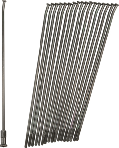 Double Butted Spokes Black Front 21" 36/PK - For 98-20 125-540