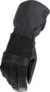 Z1R Recoil 2 Gloves Black XL Men's - Waterproof long gauntlet riding gloves, Black, XL