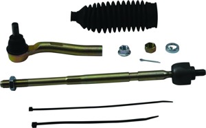 QuadBoss Steering Rack Tie Rod Kit Right Inner & Outer Fits 16-21 Pioneer 1000