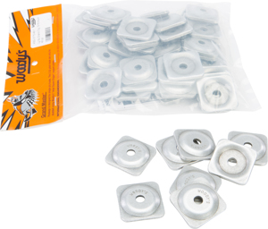 Woody's Grand Digger Support Plates Square 5/16" 48-Pack Natural