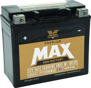 Twin Power Premium MAX GYZ-20HL Battery Replaces H-D 65989-97A - Premium AGM battery, 320 CCA, Replaces H-D 65989-97A