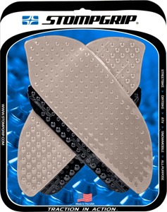 Stompgrip Tank Pad Kit Volcano Clear/Black Fits CBR600RR 07-12