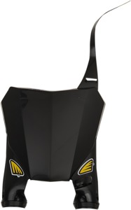 Cycra Stadium Number Plate Black Fits Honda