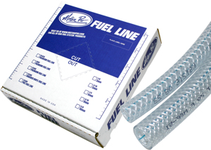 Motion Pro Braided Vinyl Fuel Line 3/16 in ID x 25 ft Roll - Braided vinyl fuel line, 3/16 in ID, 25 ft roll