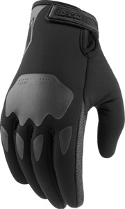 ICON Hooligan Insulated Gloves Black Men's Size M - Insulated cold weather gloves for men, size M, black