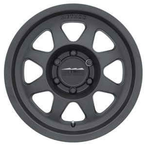 MR701 17x8.5 0mm Offset 6x120 67mm CB Matte Black Wheel