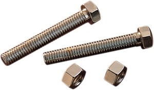Colony Chrome Axle Adjusters 8934-2 For 86-92 HD Softail