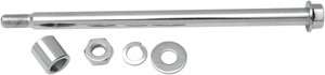 Drag Specialties Rear Axle Kit Chrome For Harley-Davidson Models - Rear axle kit for select Harley-Davidson models
