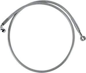 Drag Specialties Stainless Steel Front Brake Line Kit For Harley Sportster - Front brake line kit For Harley Sportster models
