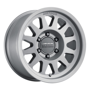 MR704 17x8.5 0mm Offset 8x6.5 130.81mm CB Matte Titanium Wheel