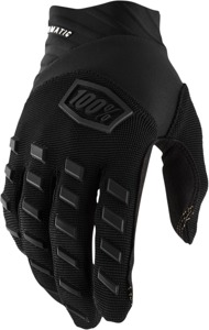 100% Youth Airmatic Gloves Black/Charcoal - Youth S