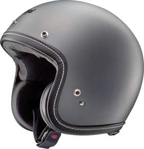 Arai Classic-V Helmet Gun Metallic Frost L - Classic open-face helmet in Gun Metallic Frost