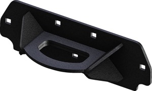 KFI Front Tow Hook Black For Polaris RZR and General 900/1000 UTV - Heavy duty front tow hook For Polaris RZR/General 900/1000