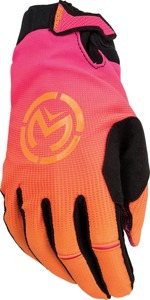 Moose SX1 MX Gloves 3XL Orange Pink Black Men's - MX gloves, 3XL, orange/pink/black, men's