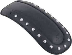 Mustang Studded Fender Bib with Chrome Studs For 67-96 HD Touring