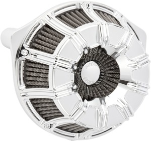10-Gauge Inverted Air Cleaner Chrome by Arlen Ness