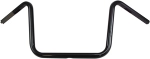 Drag Specialties 1in Ape Hanger Handlebar Wide Black Gloss - 1in wide ape hanger handlebar in black gloss finish