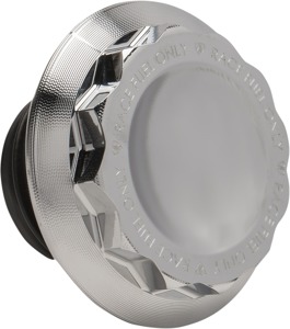 Arlen Ness 12-Point Chrome Vented Gas Cap