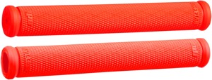 ODI Snow Ruffian Grips Red 8in Closed End No Flange - 8in red Snow Ruffian grips for 7/8in handlebars