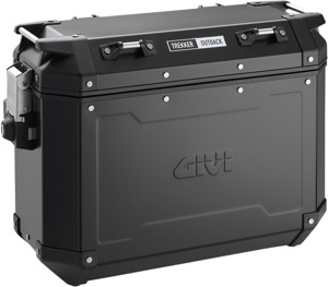 Outback Series Aluminum Side Cases - Outback 37Ltr Blk Side Case L
