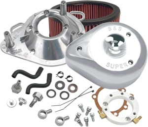 S&S Teardrop Air Cleaner Kit Chrome