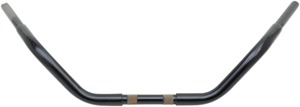Drag Specialties 1-1/4 in Buffalo Bar Handlebar Black Gloss - 1-1/4 in handlebar, gloss black, notched for TBW