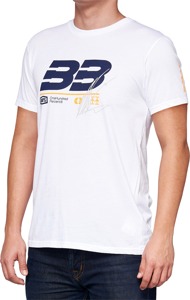 100% Men's BB33 Signature Tee White Small