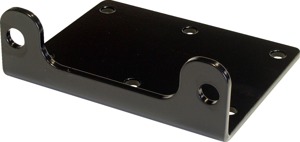 KFI Winch Mount Fairlead Bracket Standard Black Steel - Standard fairlead bracket for ATV winches
