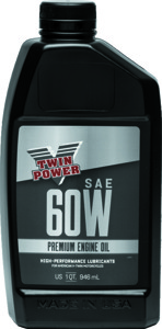 TwinPower 60WT Premium Engine Oil Case of 12 Quarts - 60WT engine oil, case of 12 quarts