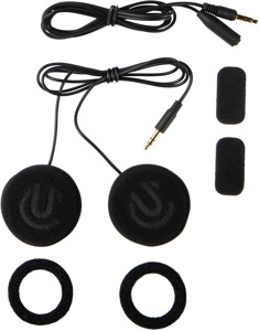 UCLEAR HDX Helmet Speakers 47mm Diameter 3.5mm Jack - Premium 47mm helmet speakers with 3.5mm jack