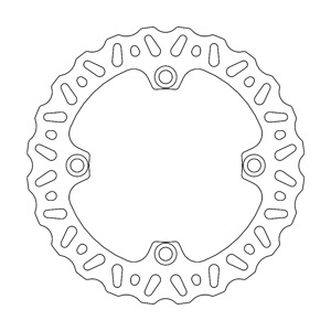 Moto-Master Nitro Rear Brake Rotor Honda CR125 CR250R CR500R - Rear brake rotor for Honda CR125, CR250R, CR500R