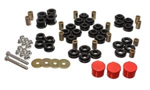 Red Rear Control Arm Bushing Set (Non-SRT Models)