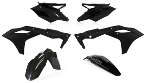 Black Plastic Kit - For 2017 Kawasaki KX250F