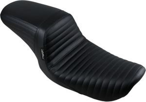 Le Pera Kickflip Pleated Seat Black Fits Harley FXD