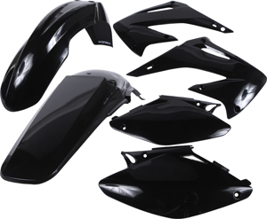 Black Plastic Kit - For 04-07 Honda CR125R CR250R