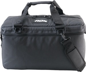 AO Coolers 24 Pack Ballistic Cooler Black/Charcoal - 24-pack rugged cooler in black/charcoal