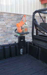 Hornet Chainsaw Bed Mount Can for ATV/UTV Cargo Racks - Chainsaw mount for ATV/UTV cargo racks