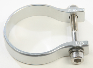 Axia 1.85 Inch Universal Strap Clamp Silver - Universal mounting clamp for 1.85 inch tubing