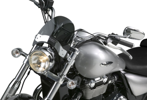 Flyscreen Windscreen - Dark Smoke - Fits 52-56mm O.D. Forks