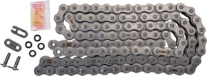 RK 520EXW XW-Ring Chain 110 Links Natural Off-Road - High-strength XW-ring chain, 110L, for off-road up to 750cc