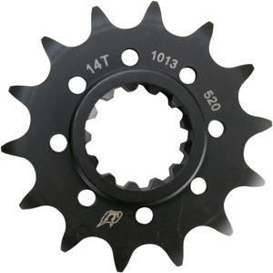 Driven 520 Steel Front Sprocket Black 14T
