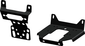 KFI Winch Mount Black Steel Fits 14-23 Polaris RZR & 16-24 General
