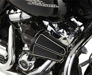 Arlen Ness Black Beveled Monster Sucker Air Cleaner Kit