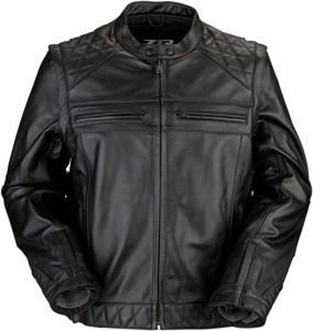 Z1R Ordinance 3 In 1 Leather Jacket Black Men's Size S - 3-in-1 leather jacket with removable sleeves, size S