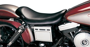 Le Pera Silhouette Solo Seat Black Smooth Fits Dyna Wide Glide