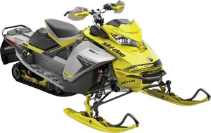 1:20 Scale Ski-Doo MXZ X-RS Snowmobile Replica by New Ray - Yellow