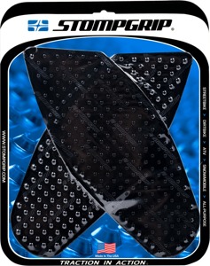 Stompgrip Tank Pad Kit Volcano Black Fits GSXR600/750 2008-2009