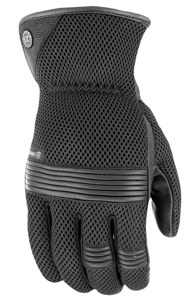 Turbine Mesh Riding Gloves Black Small