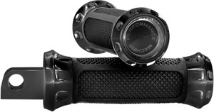 Performance Machine Overdrive Footpegs Black
