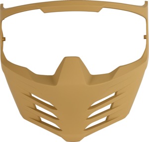 ICON Elsinore Helmet Face Mask Tan Matte One Size - Replacement face mask for Icon Elsinore helmets